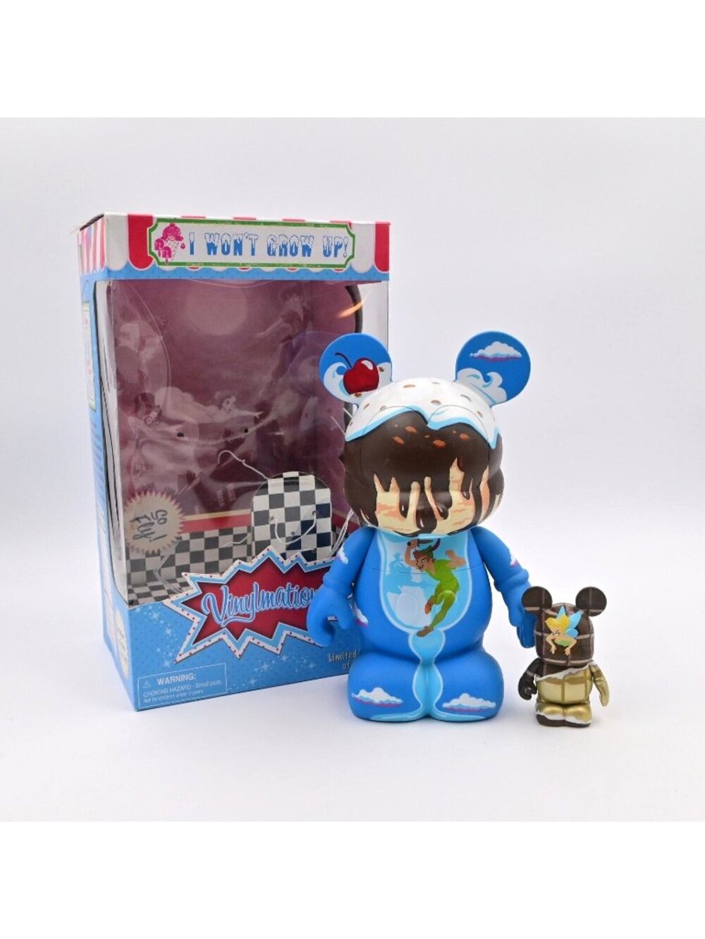 Disney Vinylmation Never Grow Up Sundae Peter Pan 9" Figure LE 1500